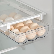 AT-🛫Egg Storage Box Drawer-Type Crisper Multifunctional Storage Pull-out Egg Storage Box Hanging Refrigerator Storage
