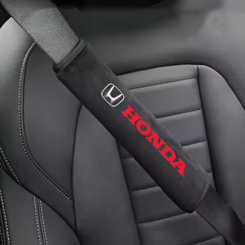 Car seat belt leather Shoulder Protector Safety Belt For Honda Civic xrv hrv crv brv City Accord Fit