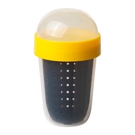 Snack container, gray, yellow, 250 ML
