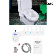 [ Bidet Toilet Attachment Applicable to The United States canada with Nozzle Guard Door Spare Parts Bidet Toilet Seat Attachment