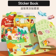 Reusable Sticker Book for Kids Buku Stiker Book Cute Buku Sticker Cute Book Sticker Buku Stiker Cute