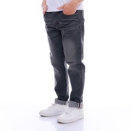 Men's Slimfit Grey Selvedge Jeans Denim Pants Selvedge Denim