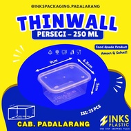 THINWALL RECTANGLE 250 RECTANGLEML 250ML Food Storage Container