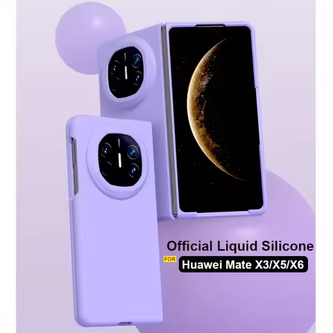 Luxury Liquid Silicone Gel Phone Case For Huawei Mate X6 Case Mate X5 Funda Mate X3 Protector Shell 