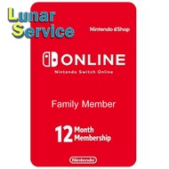 Nintendo Switch Online 12เดือน แบบFamilyMember ที่ร้านเป็น Admin