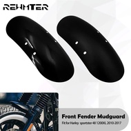 Motorcycle Custom Short Fender Front Mudguard Protector Cover  Bright/Matte Black For Harley Sportst