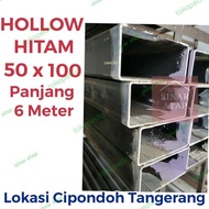 EF BESI HOLLOW HITAM 50x100 tebal 2 mm panjang 6 M