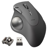 Elecom Wireless Trackball Mouse IST Wireless 2.4GHz Bearing Support Thumb Operation 36mm Ball 5 Butt