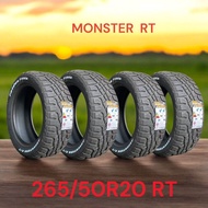 ยาง​ADVENTURE 265/50R20 ดอกยางRT  แก้มยางขาว  ปี2024 (ราคาต่อ4เส้น)