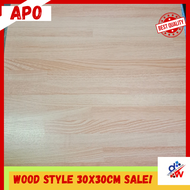 ✳️ORIGINAL APO BRAND✳️ OAK VINYL TILES 30X30 1.3MM 45PCS