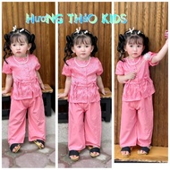 (BBB04) Ba Ba outfit, Ba Ba outfit for girls made of soft and cool brocade baby girl outfit set girl
