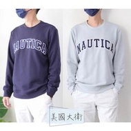 NAUTICA 大學T 長袖 T恤 上衣 衣服 上著 長T 毛圈內裡【NC4】美國大衛