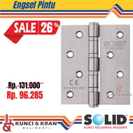 Solid DOOR HINGE EK 17 4x3x3 4BB US32D STAINLESS STEEL HINGE BUTTERFLY HINGE