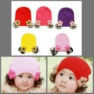 Baby hat/baby noni hat/baby bonnet hat/fake hair hat/baby noni hat/imported baby hat/beanie