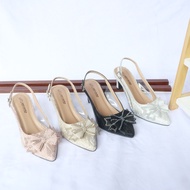 Latest Heels 2026 Women's Tiptoe Sandals Heels Hals Wedding Hill Wsnita Trendy Hels Korean Style Eid