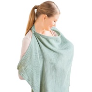 ผ้าห่มผ้ามัสลินปักชื่อทารกที่ให้นมบุตรผ้าฝ้ายสำหรับเด็กแรกเกิดผ้าคลุมให้นมบุตรออกแบบได้ตามต้องการ