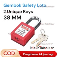 MERAH PERALATAN Padlock Master Lock 410 Padlock Loto Safety Padlock Safety Loto (LockOut TagOut)/Saf