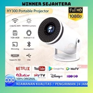 HY300 PRO MAX 4K Ultra HDMI 720p Android 11.0 WiFi Bluetooth call Wireless Smart Projector 8000 lume