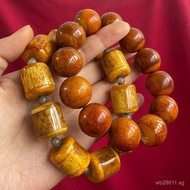 Burger Buddha Beads Beef Bone DIY Vintage Bead Accessories Bracelet Cultural Play Jewelry Retro Tibe
