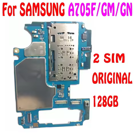 128GB Unlocked MB For Samsung Galaxy A70 A705F A705GM A705GN A7050 A705U Motherboard mainboards Logi