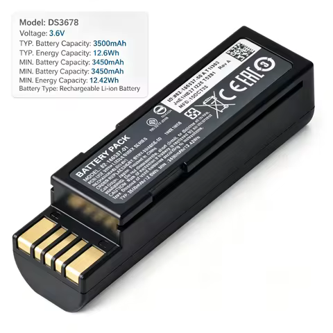 3.5AH DS3678 Rechargeable Li-ion Battery BT-000341-01 for Zebra DS3600,LI36789/SR,LS3678,DS3678-SR/H