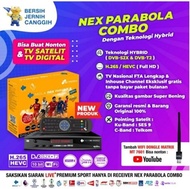Nex Parabola Combo Plus STB DVB T2 Antena TV digital