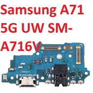 Bo Main Sạc Cụm Sạc Samsung A71 5G UW SM-A716V Charger Port Board Linh Kiện Thay Thế