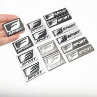 2Pcs 3D Car Stickers F Sport F-Sport Badge Emblem Decal for Lexus IS200T IS250 RX300 NX RX GS RX330 
