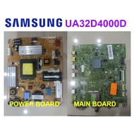 SAMSUNG LED TV UA32D4000N Power Board PD32A0_BSM BN44-00421A Main Board BN41-01661B