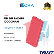 Pin Sạc Dự Phòng 1HORA GAR094 10000mAh - 3 cổng 2USB-A & 1USB-C - Chính Hãng