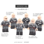 New Product JGTH157-162 Small Particle Building Blocks uv Minifigures Film Television Movie Celebrit