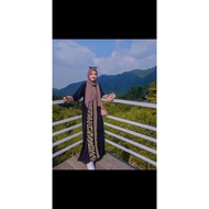 Latest Arabic Abaya - contemporary black gamis for teenagers - latest Muslim fashion - contemporary 
