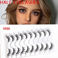 Half Eey Lashes 10 Pairs Brand New Faux Eyelashes Natural False Eyelashes Slim Fluffy Eyelashes Exte