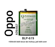 Baterai Rakkipanda BLP619 BLP-619 for Oppo Neo 10 A39 A57 A57M Double Power Protection batere batre 