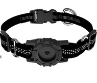 ปลอกคอ Airtag ปลอกคอสัตว์เลี้ยงปรับได้สำหรับเครื่องติดตามตำแหน่ง สุนัข Cat AirTag ป้องกันการสูญหาย เ