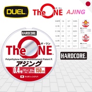 DUEL The ONE Ajing Braided Fishing Line - Half Ghost Clear - Finesse Light Game - Japan