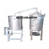 Mesin dan Alat Destilasi / Penyulingan Minyak Atsiri 20 kg