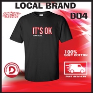 TSHIRT COTTON D04- IT'S OK