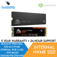 Seagate FireCuda 530 (500GB/1TB/2TB/4TB) M.2 NVME PCIE 4.0 INTERNAL SSD Heatsink / No Heatsink