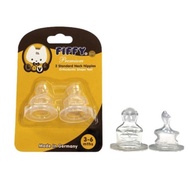 FIFFY - Silicone Teat with Ventilation 2pcs standard neck nipple/puting botol susu fiffy