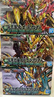 Sdw bb sd 張飛 劉備 關羽 高達 模型