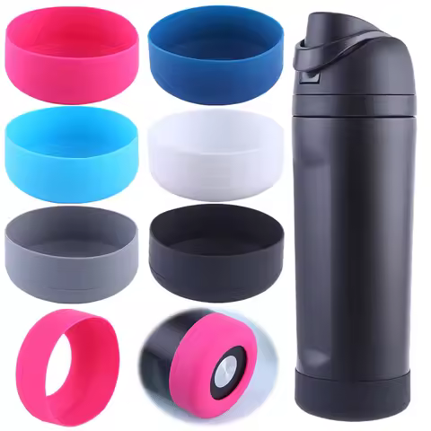 Silicone Water Bottle Boot Anti-Slip Protective Sleeve Bottom Cover Bottom Protector for Contigo Ash