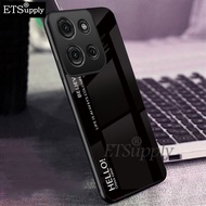 Phone case Moto G86 Power Gradient Mirror Tempered Glass Protector Hard Back Cover Motorola G86 Powe