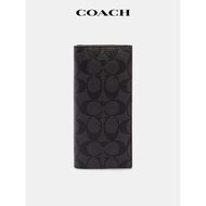 COACH Men's Long Wallet Classic Presbyopia Fashion Wallet Card Bag Handbag