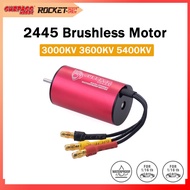 SURPASS HOBBY 2445 Waterproof Brushless Motor 3000KV 3600KV 5400KV For 1/16 1/18 RC Truck Drift Truc
