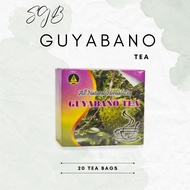 SGB Guyabano Tea 20 Tea Bags | Sugar Free Caffeine-Free Natural Soursop Leaf Smooth Refreshing Tea