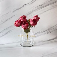 BIT flower vase, round jug, bouquet terrarium, 20cm high, cute tube flower pot