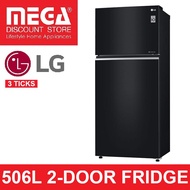 LG GT-T5107BM 506L 2-DOOR FRIDGE (3 TICKS)