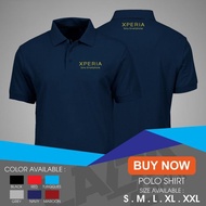 polo shirt xperia sony smartphone / kaos kerah sony xperia