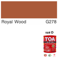 TOA Glipton Semi-Gloss Enamel ทีโอเอ กลิปตั้น สีน้ำมัน กึ่งเงา #สีผสม (3.785 ลิตร) a N6018-Old White